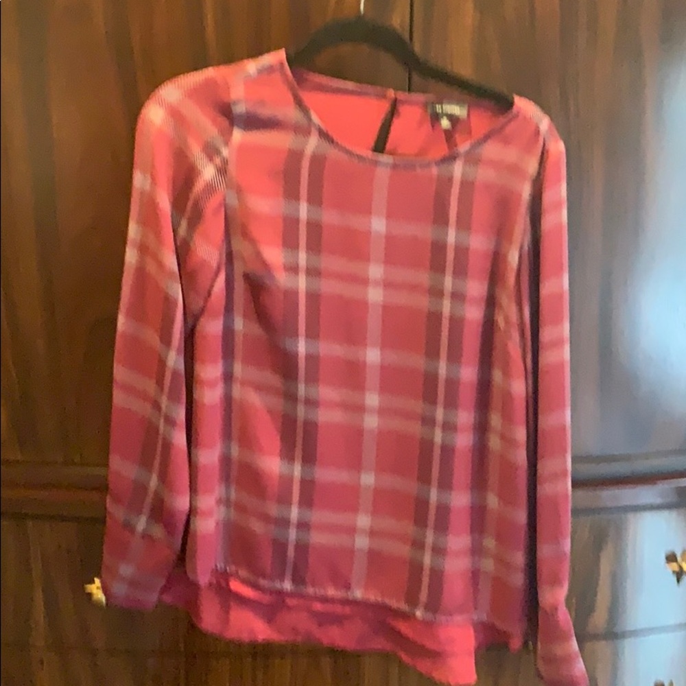 Plaid blouse